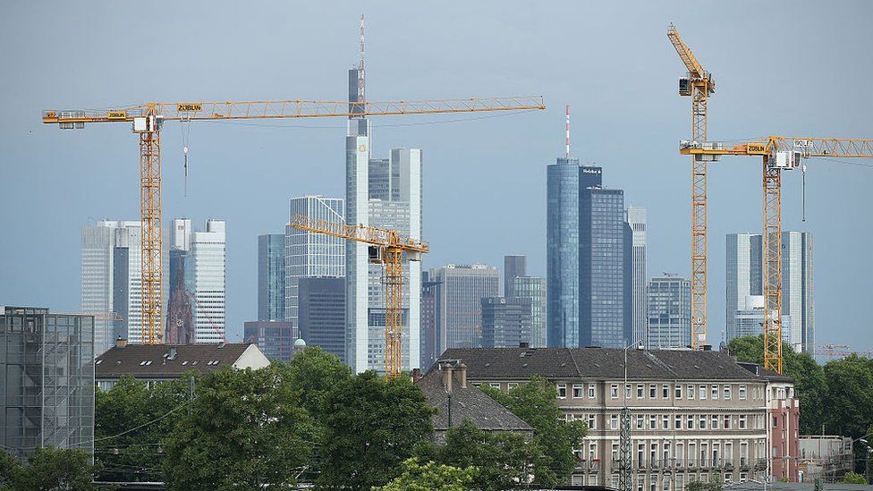 Frankfurt - the central financial district