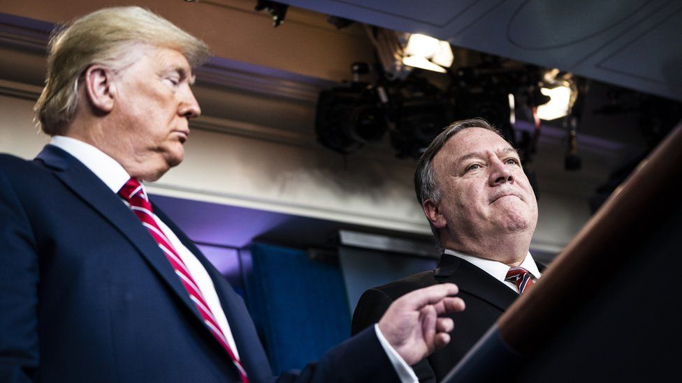 President Donald Trump and Secretary of State Mike Pompeo
