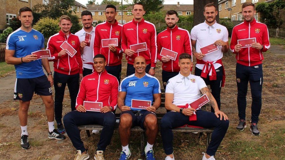 Stevenage FC players and management