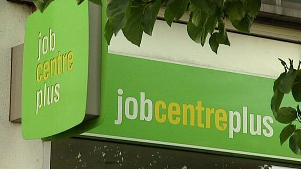 Job centre signs