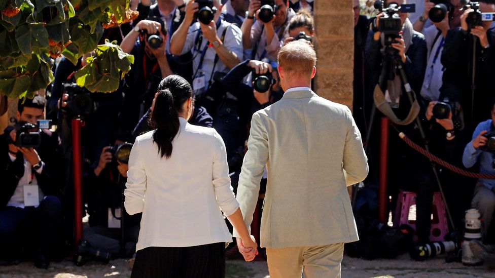 The Duke and Duchess of Sussex in Rabat, Morocco, February 2019