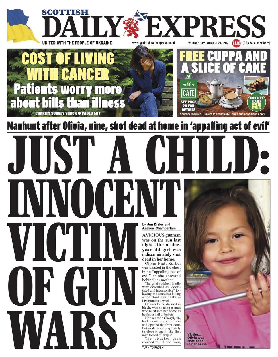 Scotland's papers: Innocent victim and school staff strike warning ...