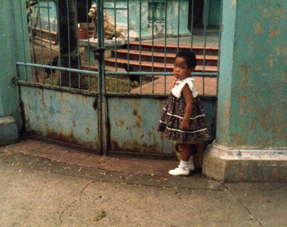 Yami aged three in Colombia