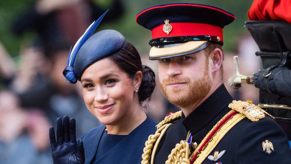 Meghan and Harry at Trooping the Colour