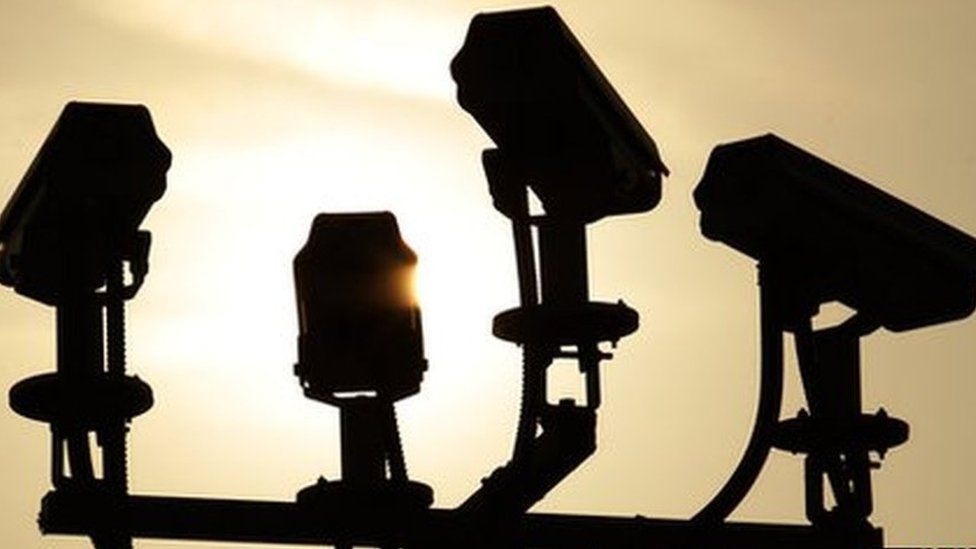 CCTV cameras near the O2 Arena, London