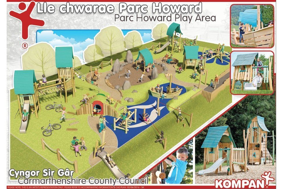 Llanelli's Parc Howard development signals 'new era' BBC News