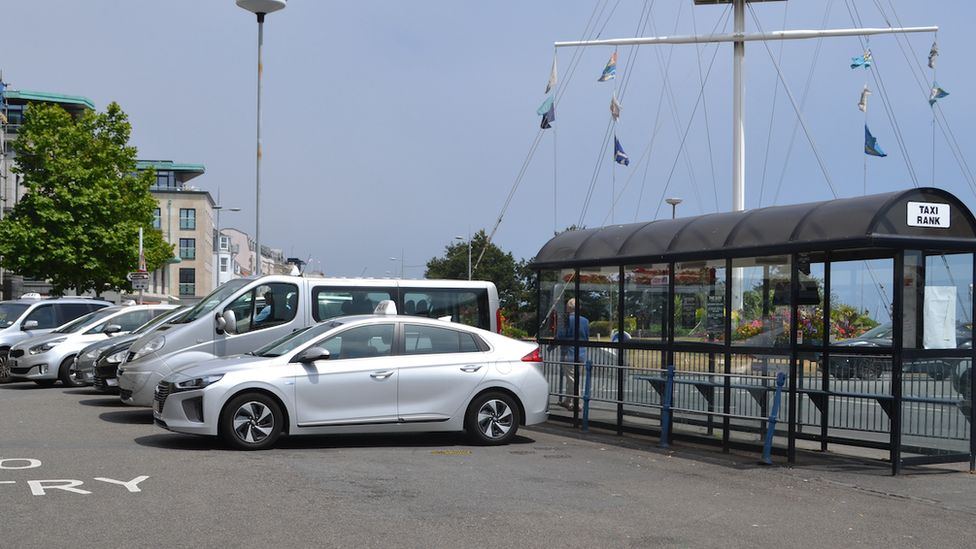 Guernsey taxi rank
