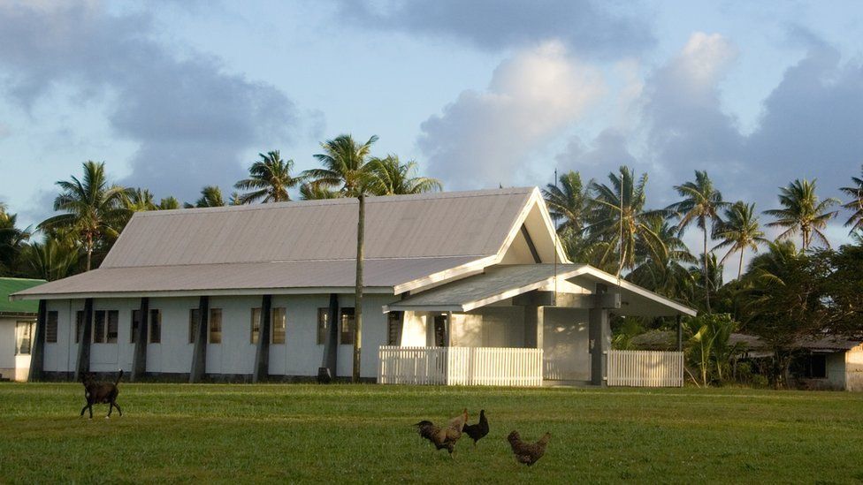 Mutalau village church, Niue