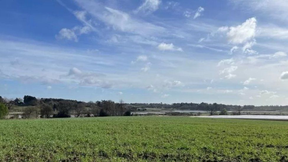 A site at Martlesham, Suffolk, which will be left to become a nature reserve