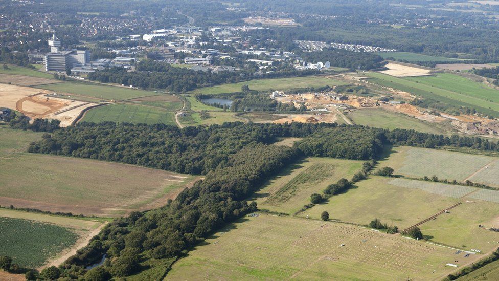 Martlesham Heath Adastral Park 2,000 new homes approved BBC News