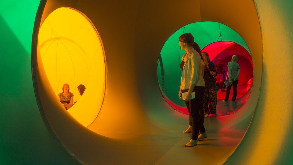 A maze of colourful domes and tunnels that will be on Ipswich's Waterfront