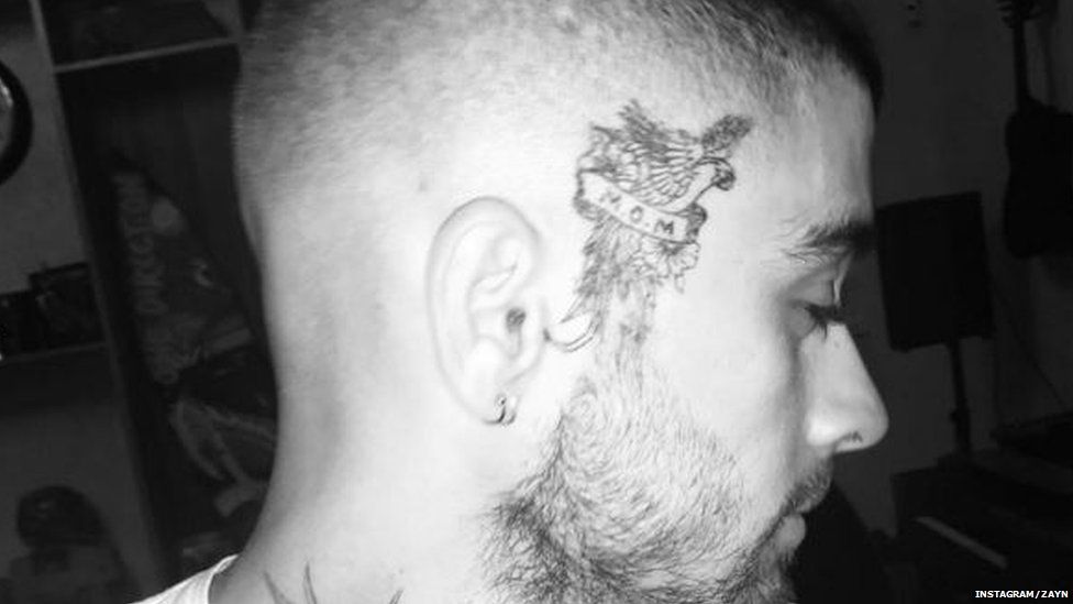 7. Zayn's Head Tattoo: A Statement of Individuality - wide 3