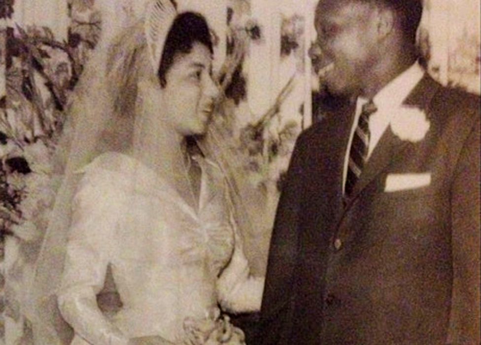 Wedding of Ammiebelle Bush to Babatunde Olatunji in 1957