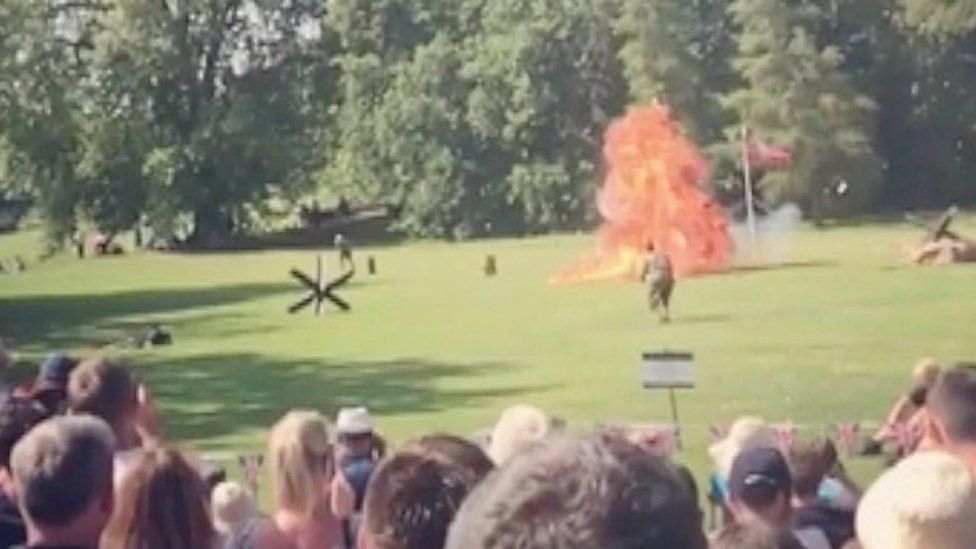 Explosions at Audley End House
