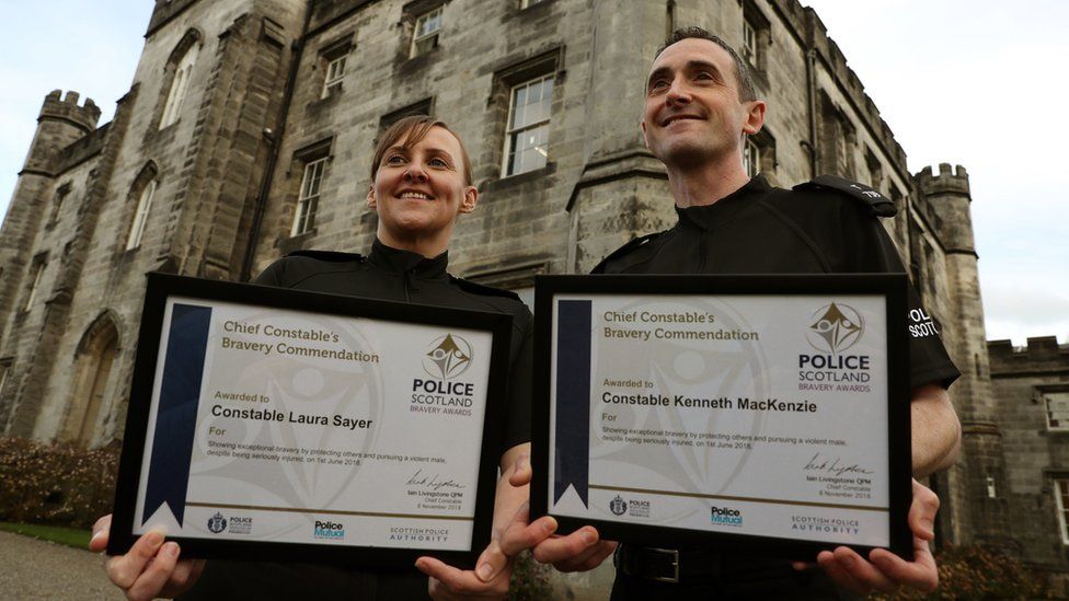 PC Laura Sayer and PC Kenneth McKenzie