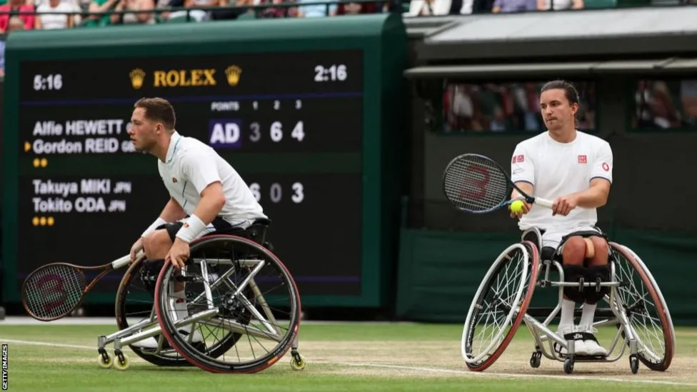 Wheelchair Singles and Doubles Draws at Wimbledon Aligned with Other Grand Slams.