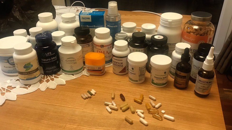 Steven's medications and supplements that he takes daily
