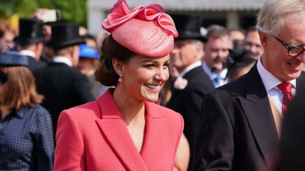 Duchess of Cambridge attending a Royal Garden Party at Buckingham Palace