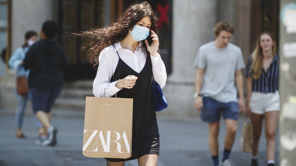 Zara Owner Sees Online Sales Surge 95 In April Bbc News