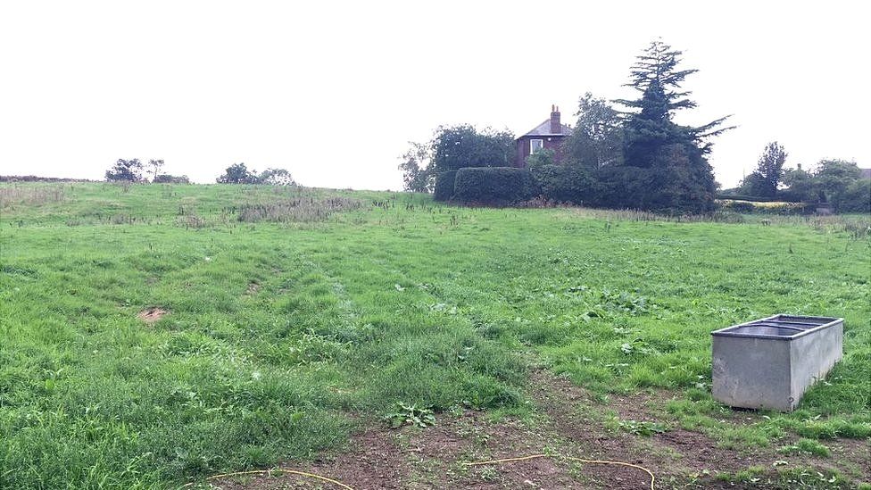 Former green belt land in Henbury