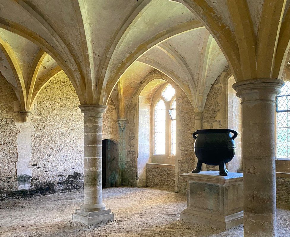 Lacock Abbey's heating room