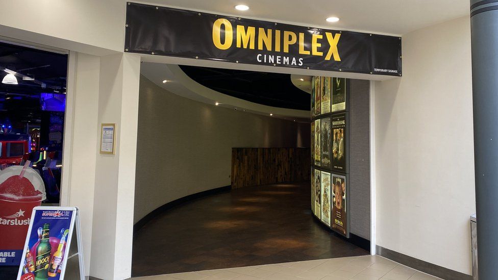 Entrance to Omniplex Cinema Ipswich