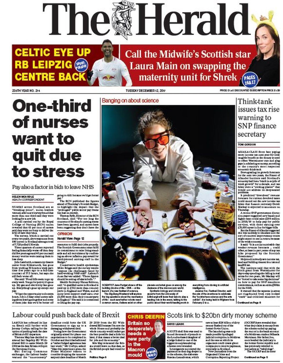 Scotland's Papers: 'Very Organised Crime' - BBC News