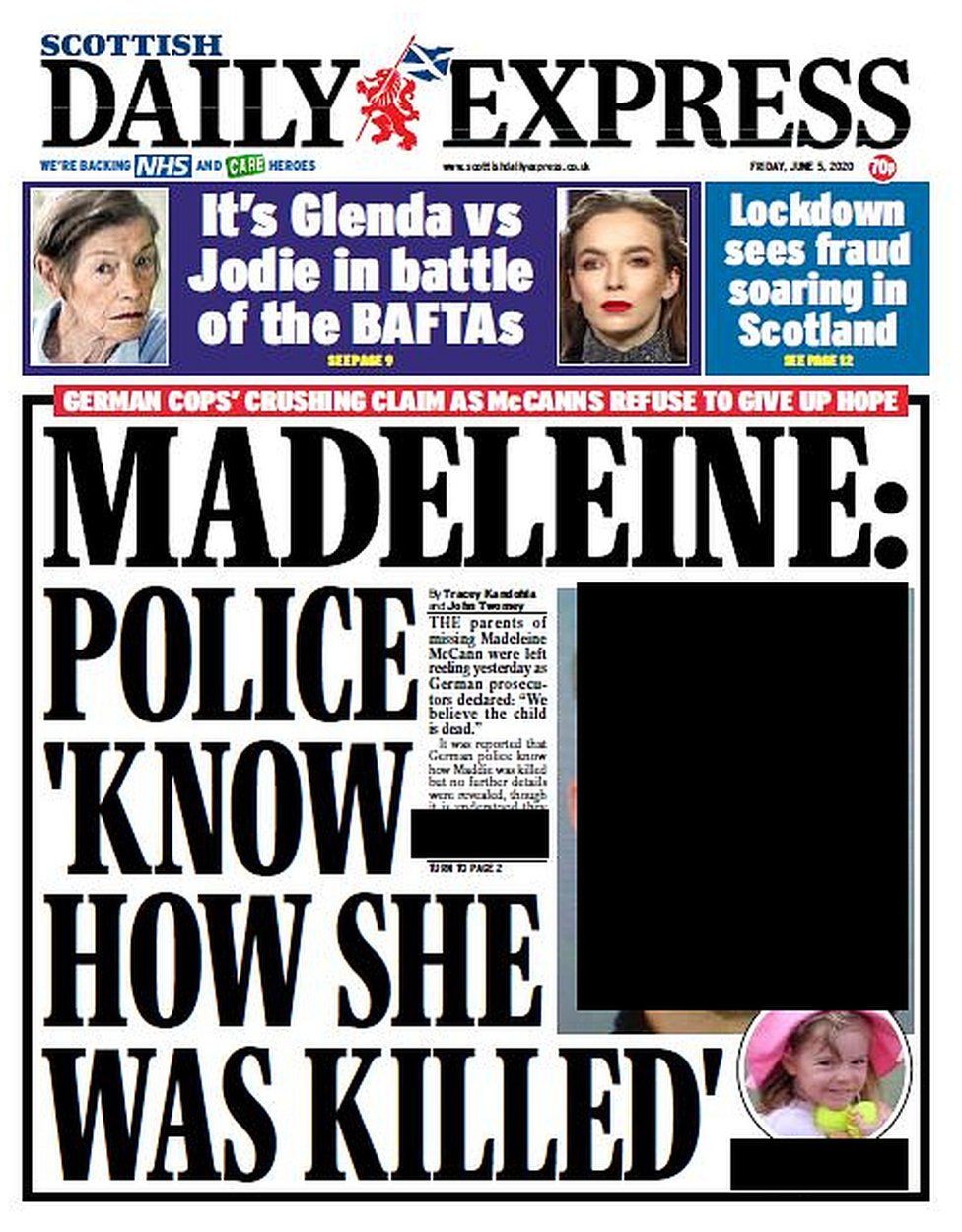 Scotland S Papers Suspect Boasted Of Madeleine Mccann Abduction c News