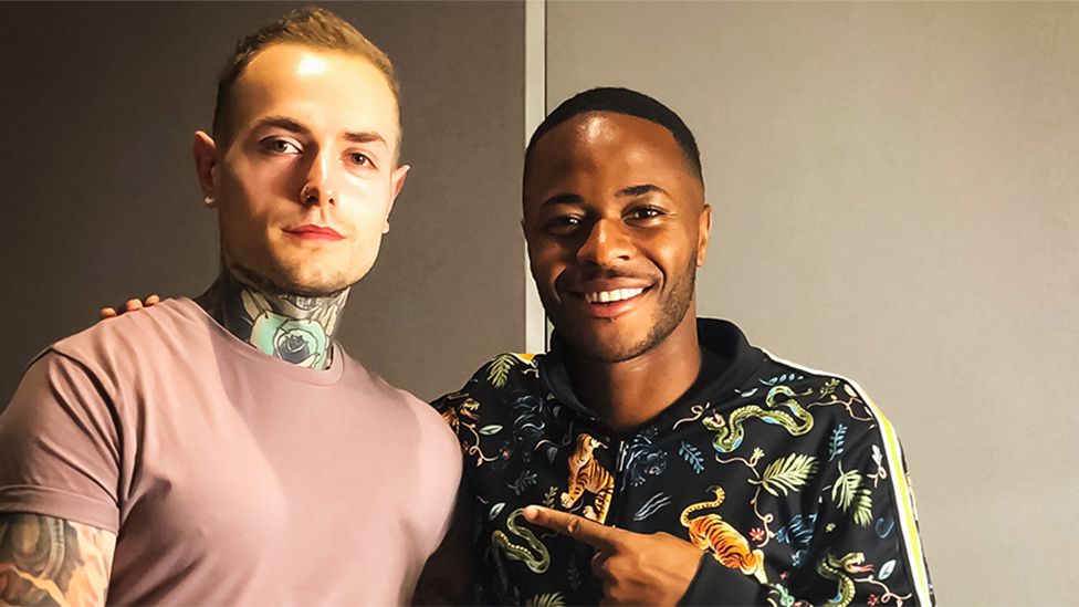 ESPN FC - Raheem Sterling has a tattoo of himself as a kid looking up at  Wembley, dreaming of playing for England. On Thursday he earned his 50th  cap and wore the
