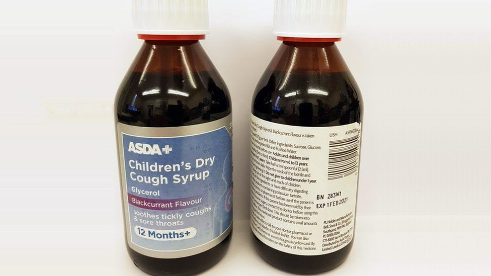 Asda's cough syrup medicine