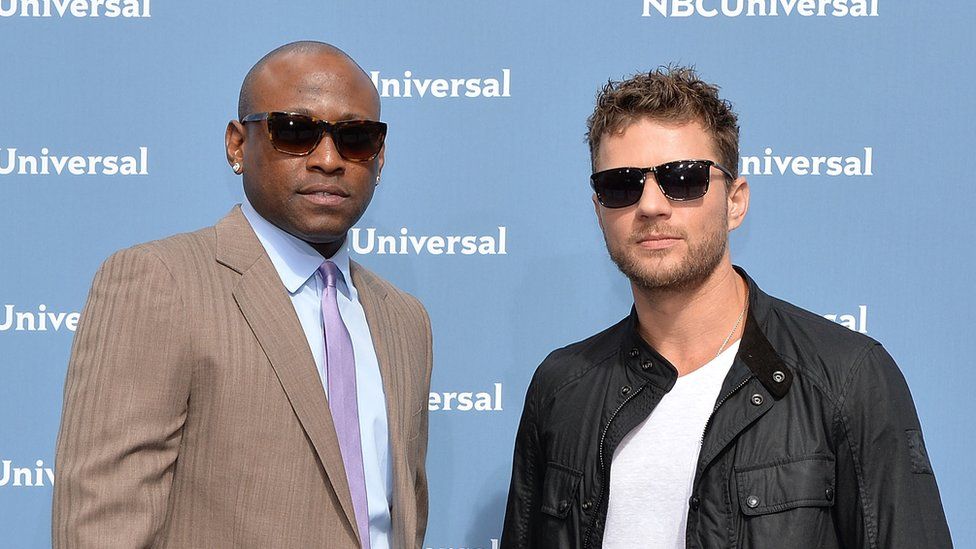 Ryan Phillippe and Omar Epps attend event publicising The Shooter