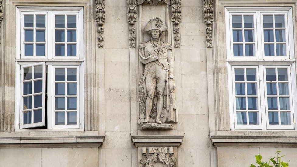 Goldsmiths University to keep statues linked to slave trade BBC News