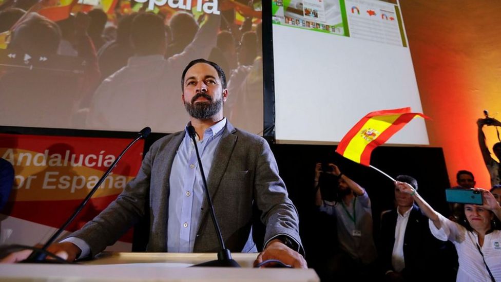 Spanish far-right Vox party banned from TV debate - BBC News