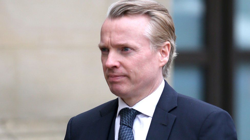 Craig Whyte arriving at High court in Glasgow