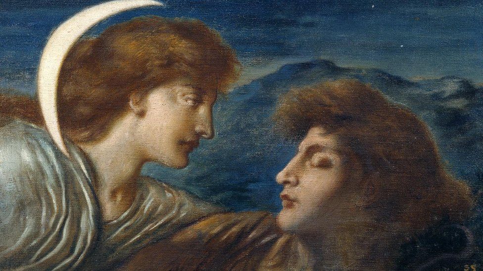 LGBT artists also are reflected including Simeon Solomon's The Moon and Sleep 1894