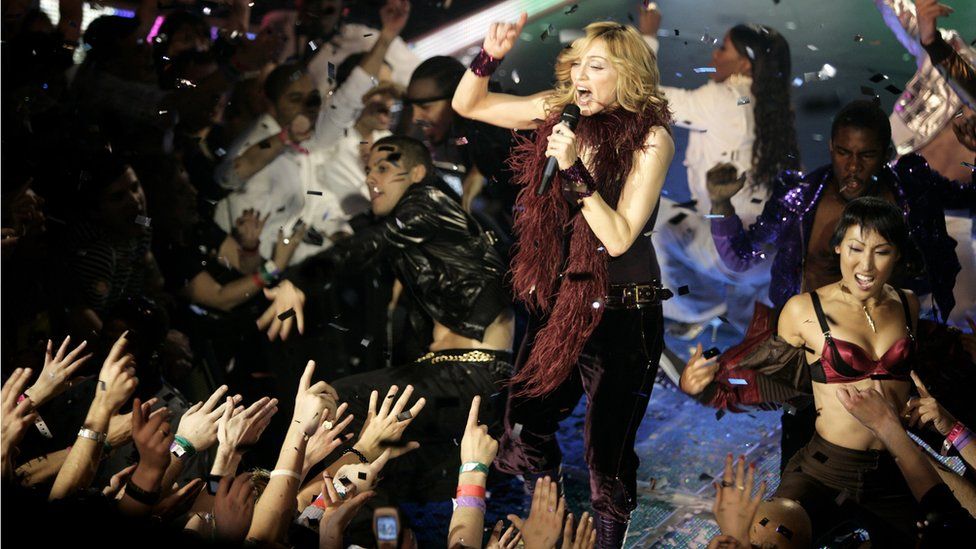 Madonna performs at Koko