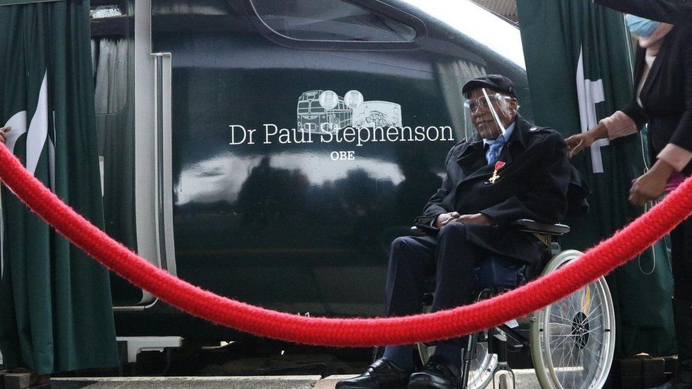 Paul Stephenson had GWR train named after him