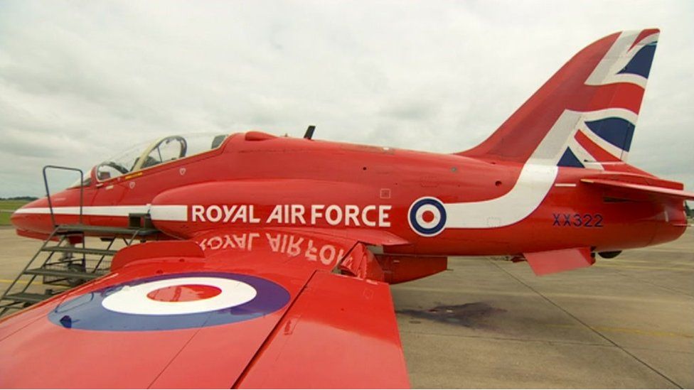 Hawk jet of the Red Arrows