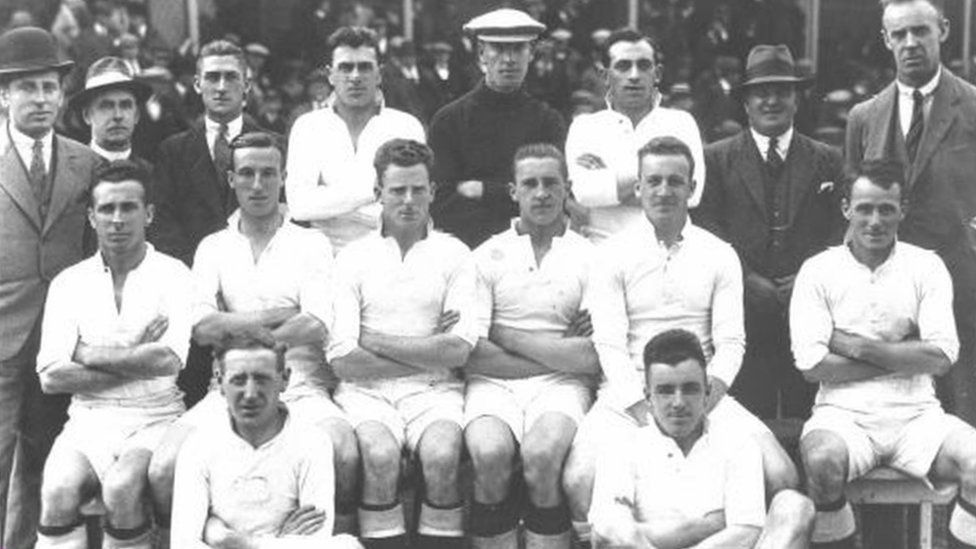 Swansea City FC team photo in the 19298/30 season