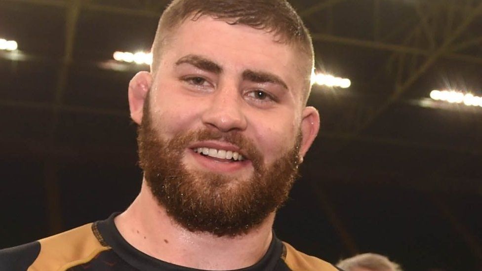 Rugby player Maredydd Francis admits PC testicle grab BBC News