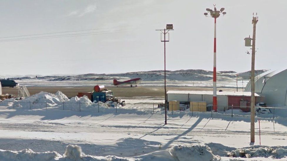 Runway at Iqaluit Airport