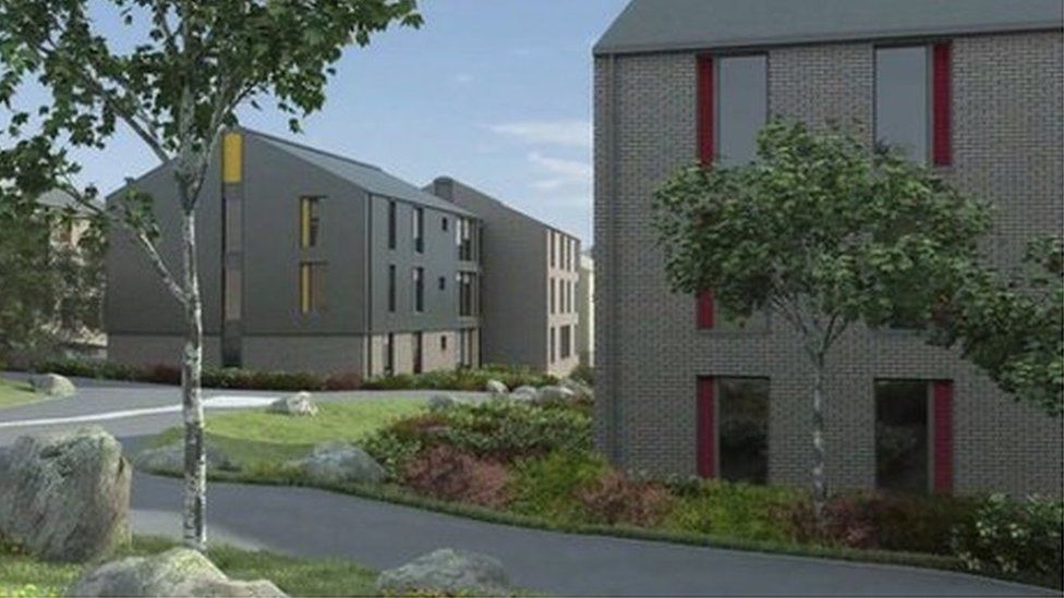 Aberystwyth University's £45m halls not finished BBC News
