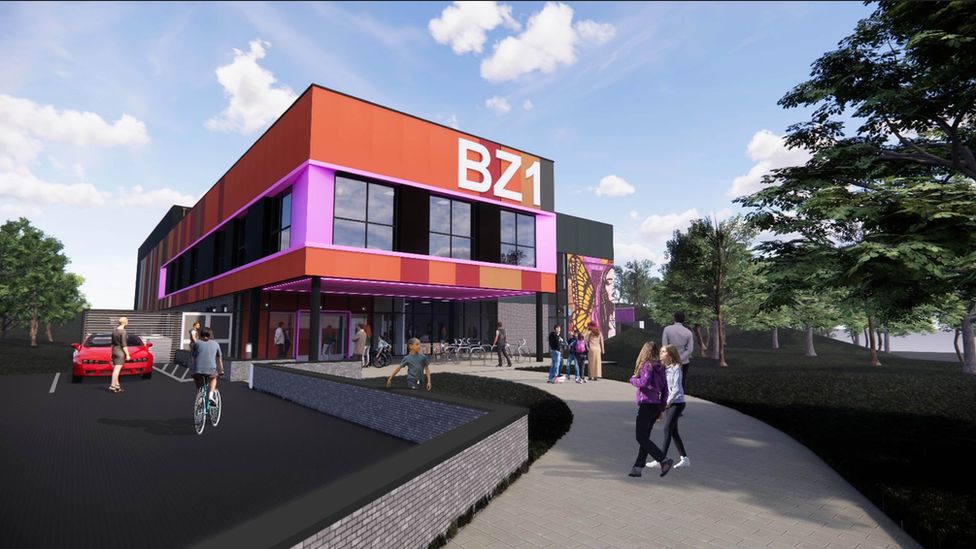 Artist's impression of new youth club