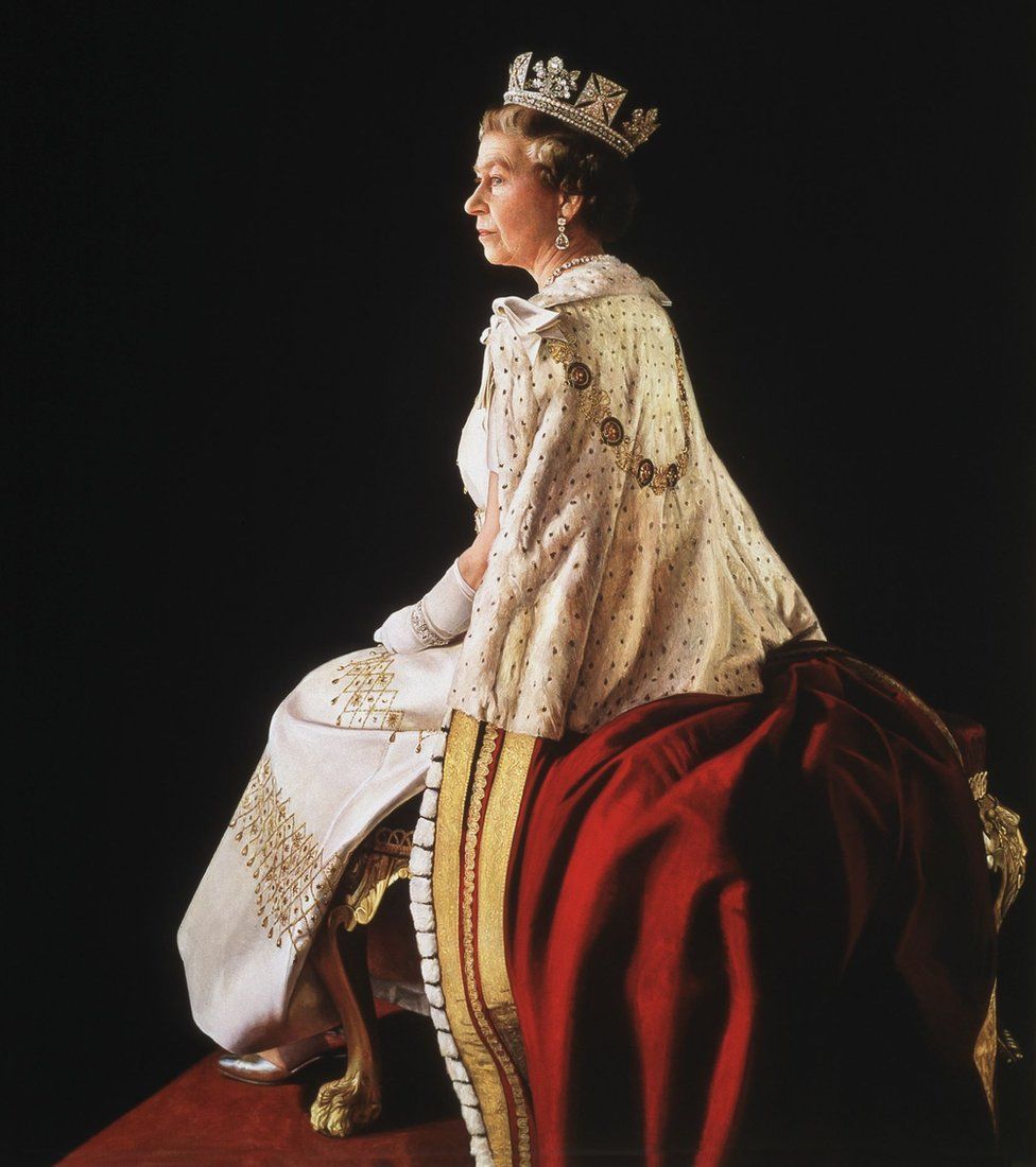 Portrait of the Queen by Richard Stone