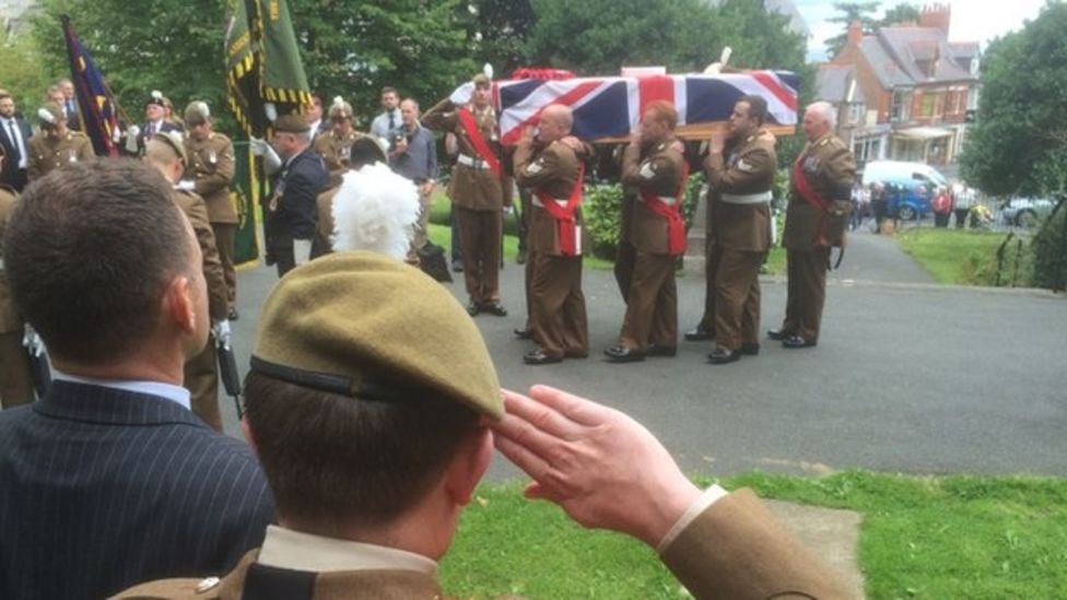 Funeral held for 'Welsh Warrior' shot in Afghanistan in 2012 - BBC News