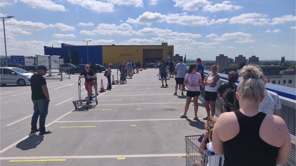 Coronavirus Customers Queue For Hours As Ikea Reopens 19 Shops Bbc News,Cheapest Safest Places To Live In The Us