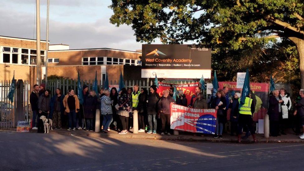 West Coventry Academy Partly Closed Over Strike Action BBC News