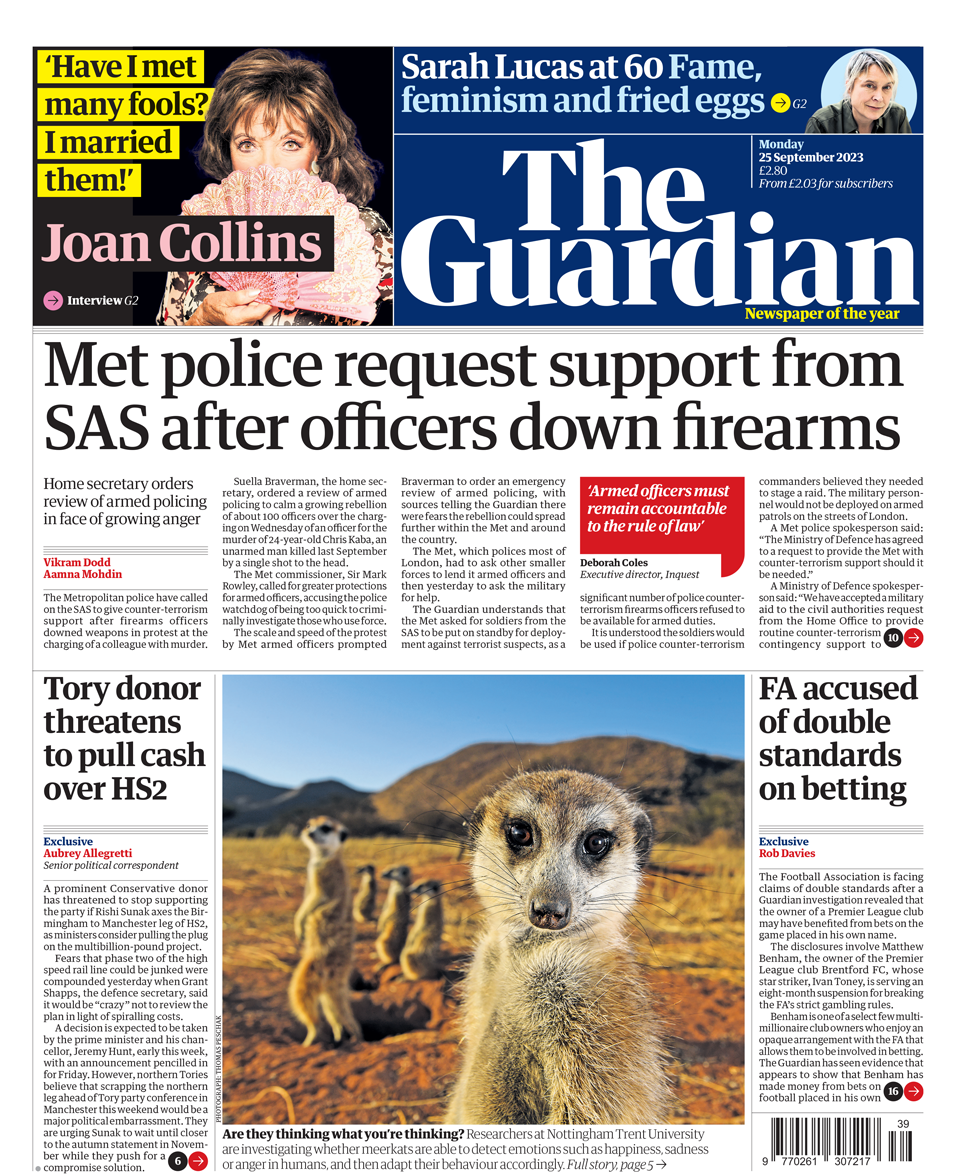 'Army on standby' after armed officers down guns - BBC News