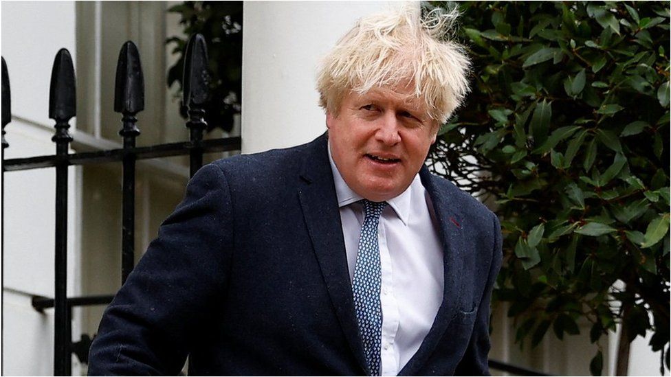 Boris Johnson on 21 March 2023