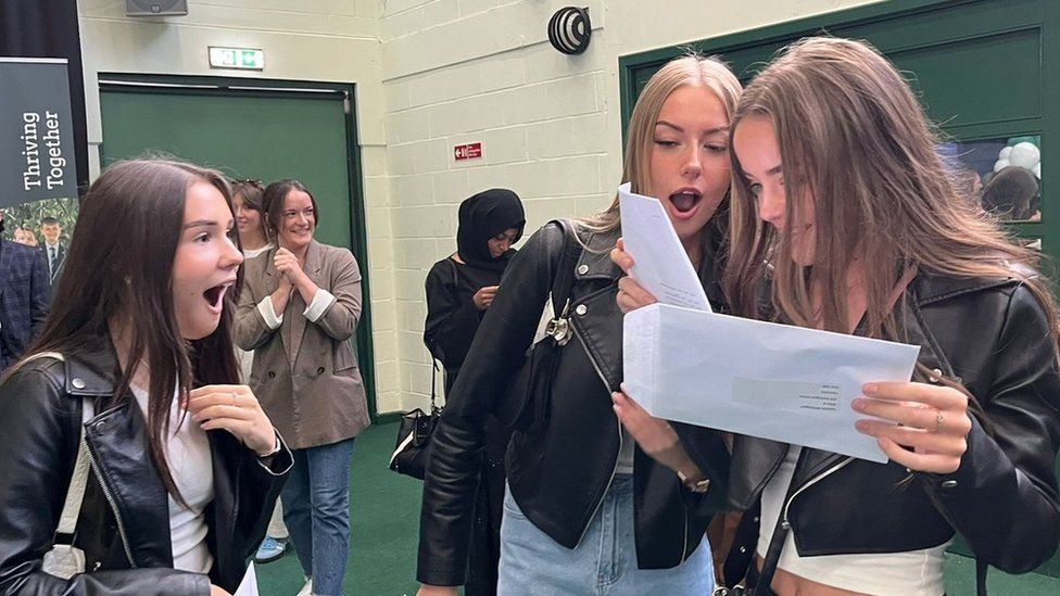Students opening results